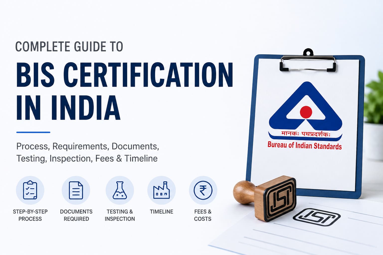Complete guide to BIS Certification process.