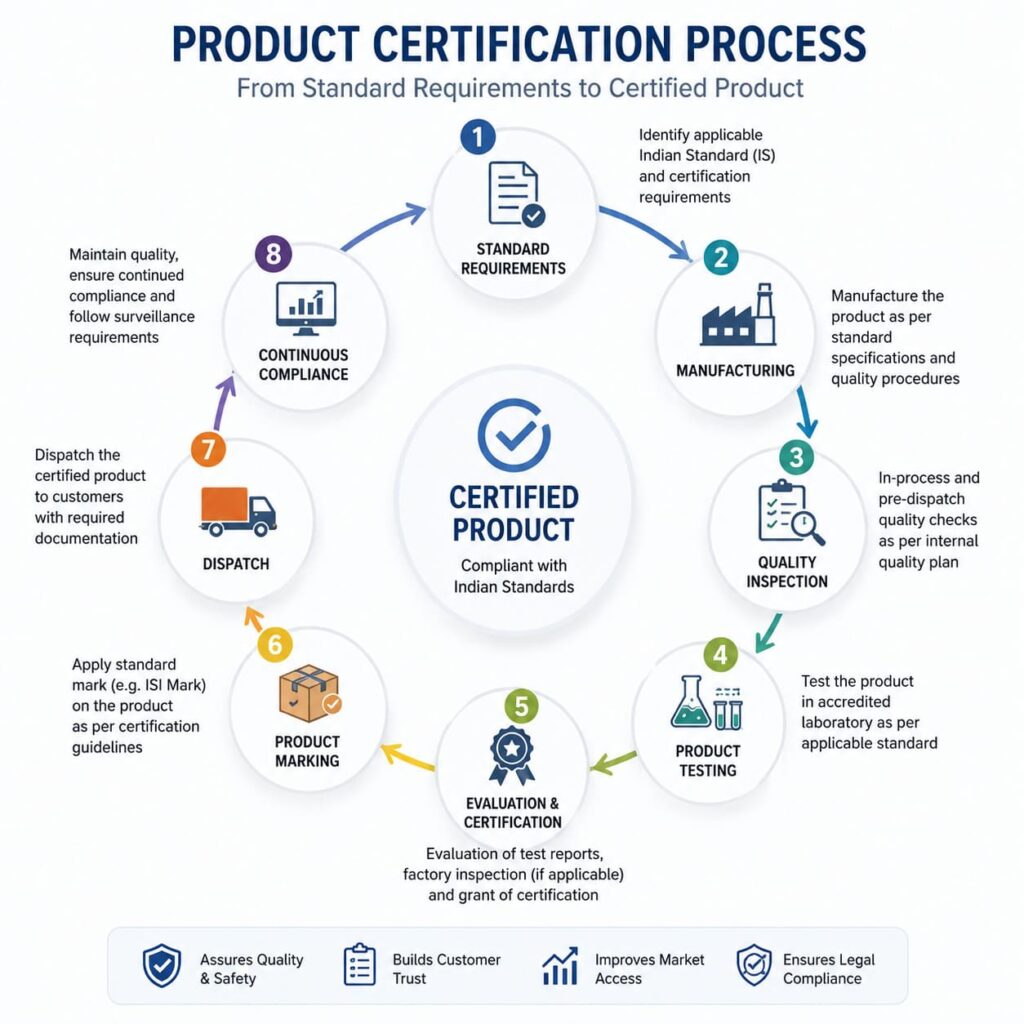 BIS Certification Guide - Product Conformity Assessment Cycle