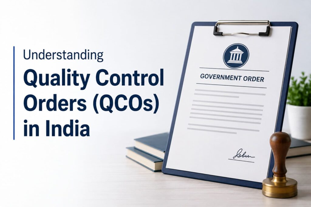 Understanding Quality Control Orders (QCOs) India
